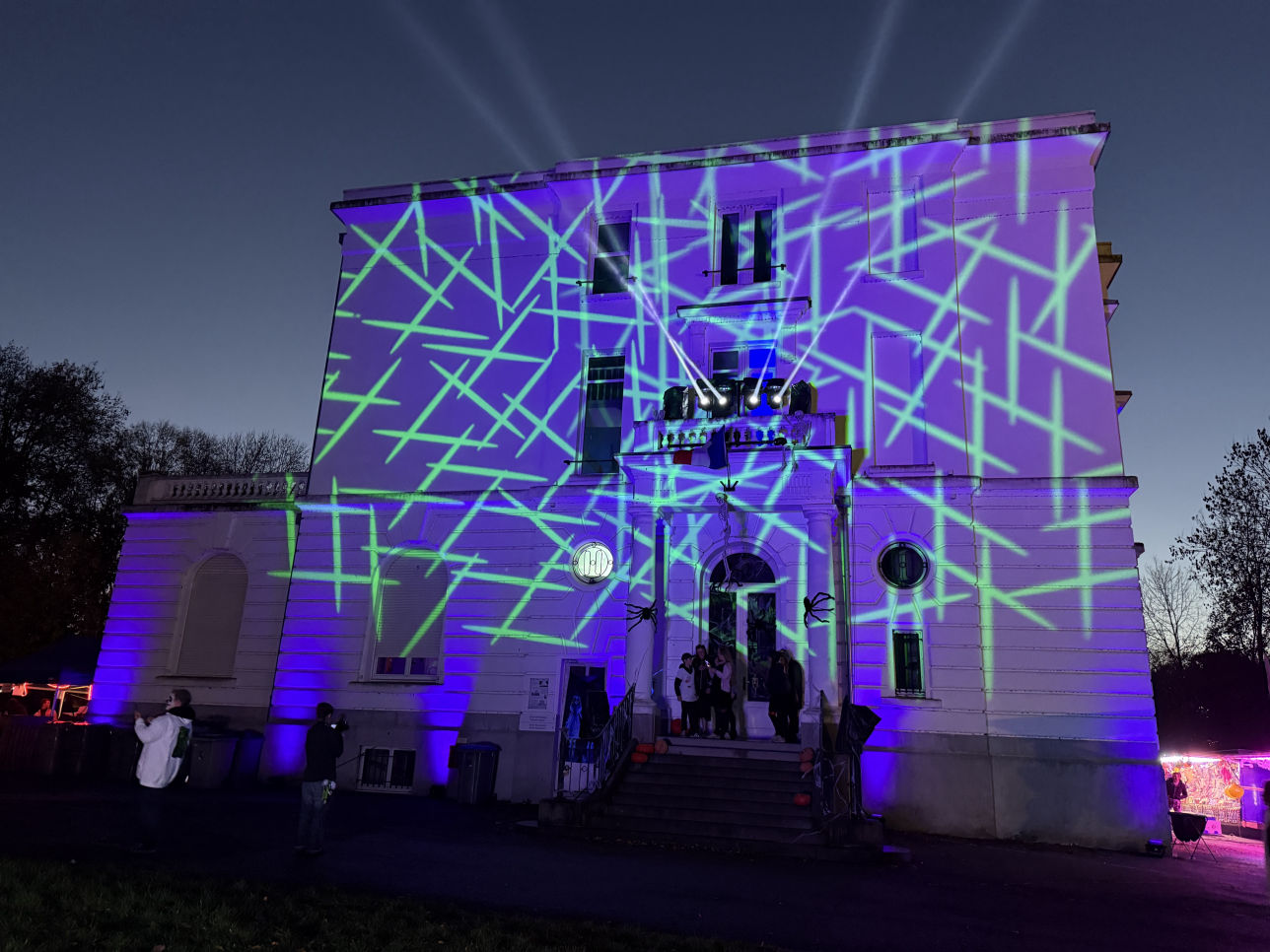 Eclairage événementiels de batiment