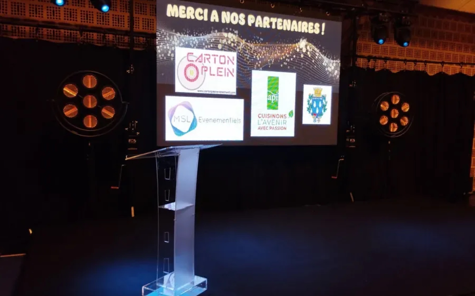 Écran LED et prestation vidéo événementielle